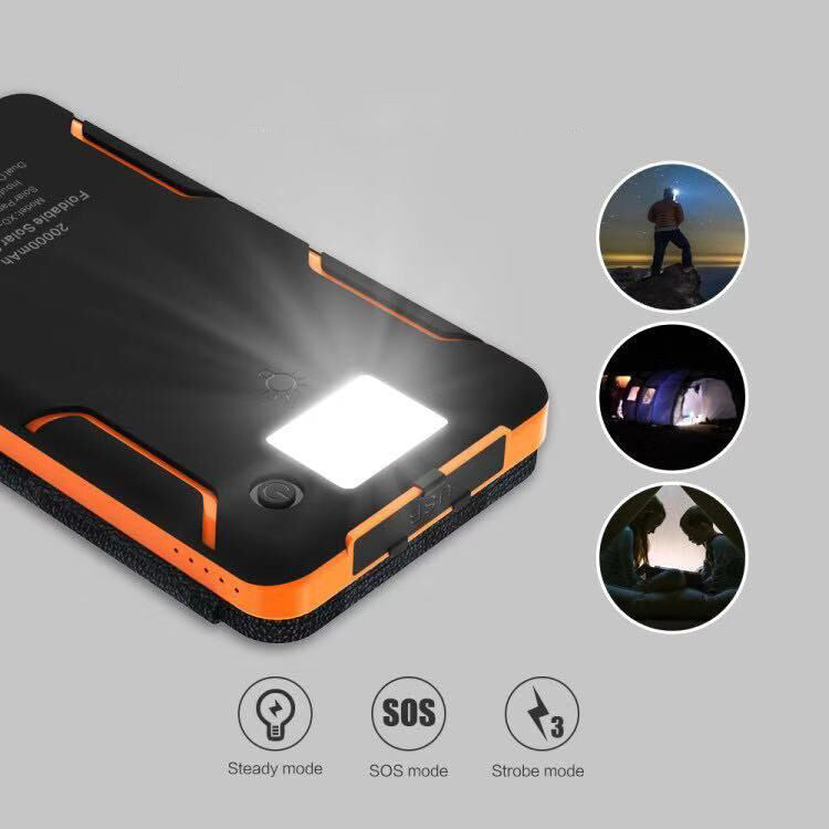 Solar Power Pad – 20,000mAh Waterproof Charger