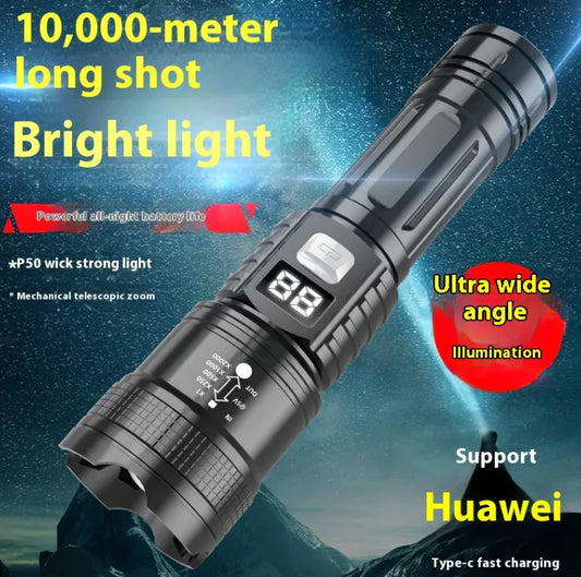 High-Power LED Camping Flashlight