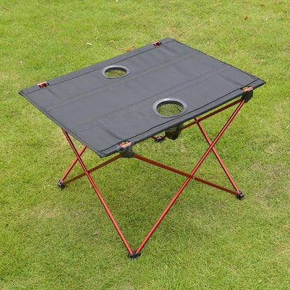 Portable Folding Aluminum Camping Table (Lightweight Outdoor Tabletop)