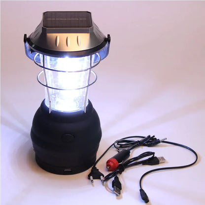 36-LED Solar Camping Lantern (Rechargeable)