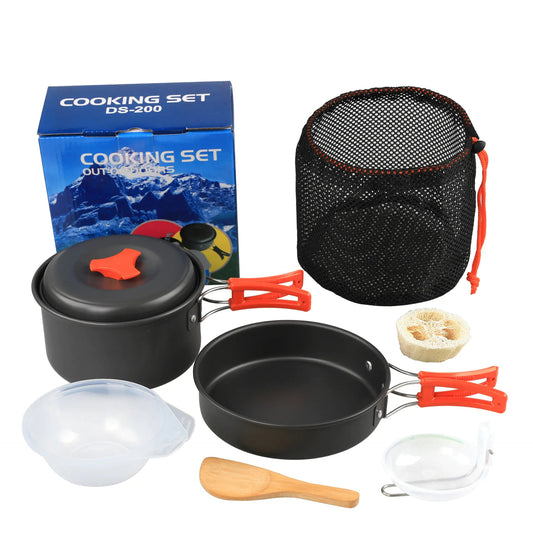 Compact Camping Cookware Set (1–2 Person)