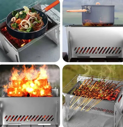 Foldable Camping Stove Grill
